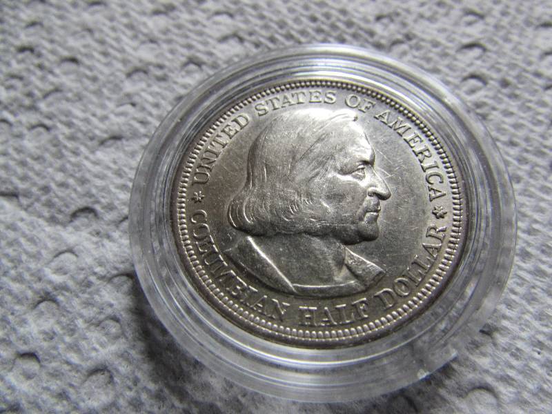 1882 COLUMBIAN EXPO COMMEMORATIVE SILVER HALF - XF