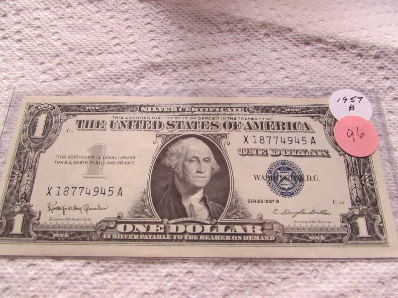1957 B $1 SILVER CERTIFICATE - UNCIRCULATED
