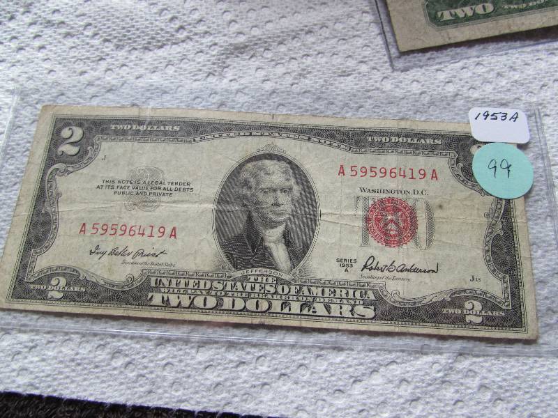 1953 A $2 RED SEAL