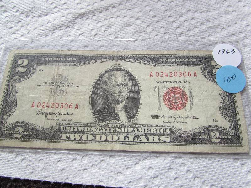 1963 $2 RED SEAL