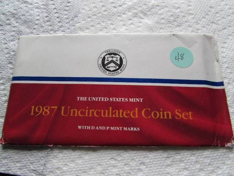 1987 P&D US MINT SET