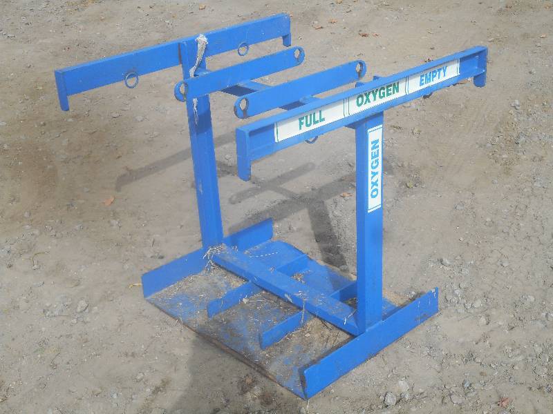 Vestil Industrial 6-Place Oxygen Tank Rack