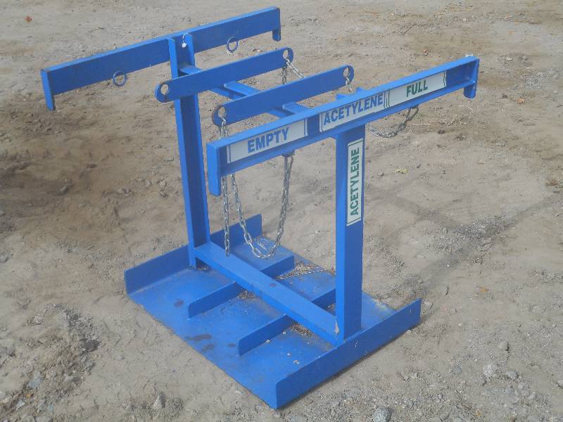 Vestil Industrial 6-Place Acetylene Tank Rack