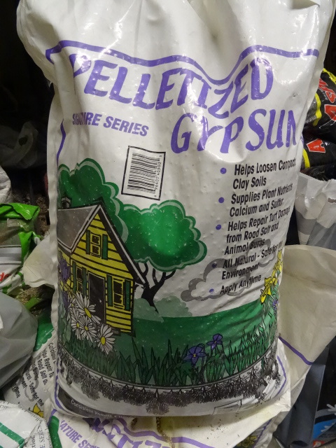 NEW Qty 2 Bags Pelletized Gypsum approx 80 lbs