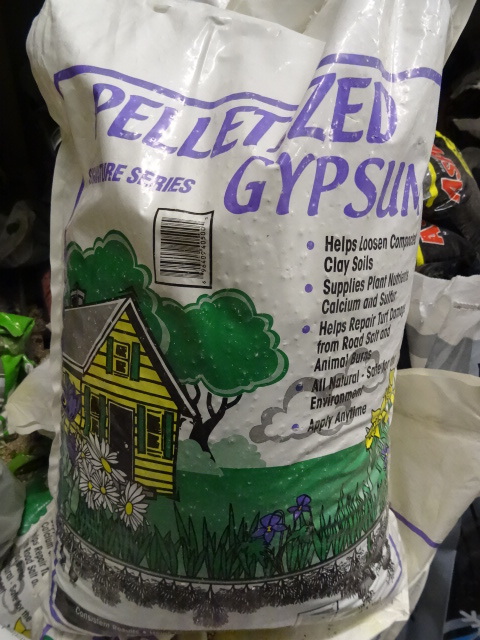 NEW Qty 2 Bags Pelletized Gypsum approx 80 lbs