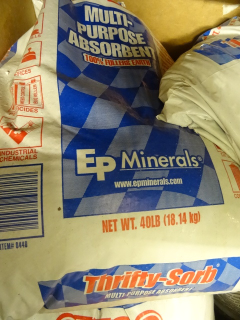 NEW Qty 2 Bags Thrifty Sorb Oil Absorbant approx 80 lbs total