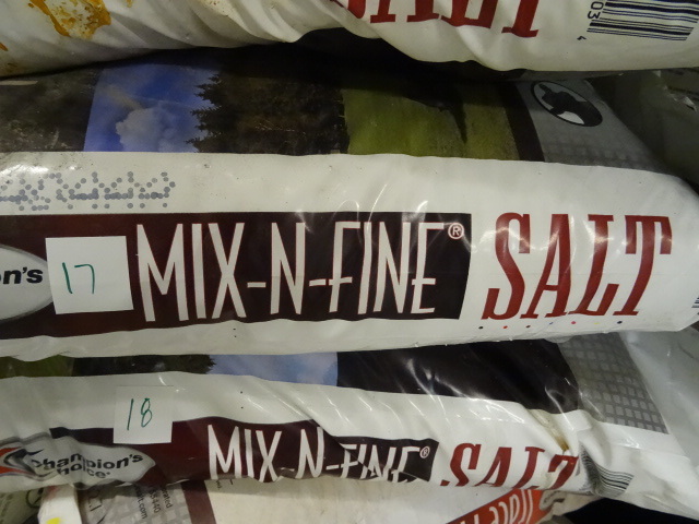 NEW Bag Champion Mix-N-Fine Salt Sodium Chloride Approx 50 lbs