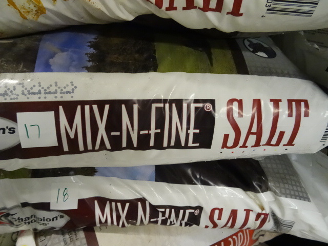 NEW Bag Champion Mix-N-Fine Salt Sodium Chloride Approx 50 lbs