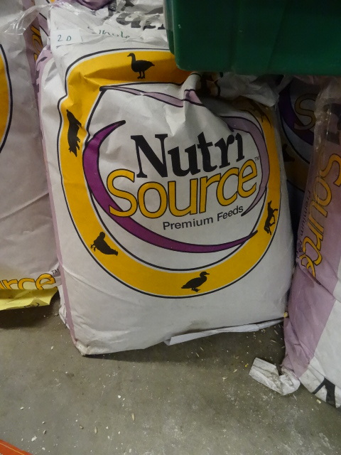NEW Qty 2 Bags NutriSource Whole Oats Feed approx 90 lbs total