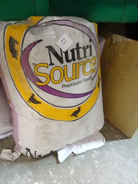 NEW Qty 2 Bags NutriSource Scratch Feed approx 90 lbs total