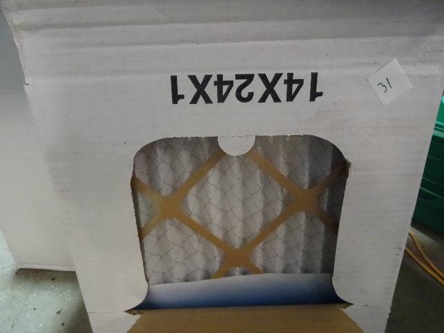 NEW Qty 12 Flanders 14x24x1 Pleated Furnace Filters