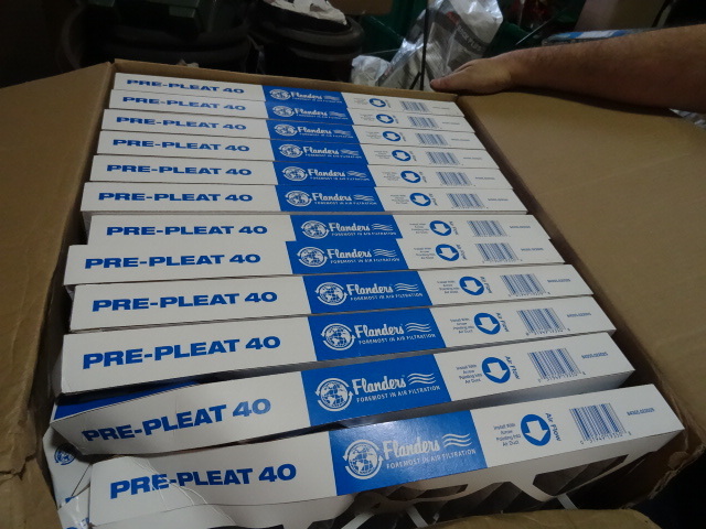 NEW Qty 12 Flanders 20x25x2 Pleated Furnace Filters