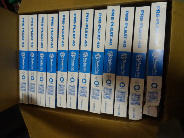 NEW Qty 12 Flanders 16x25x2 Pleated Furnace Filters