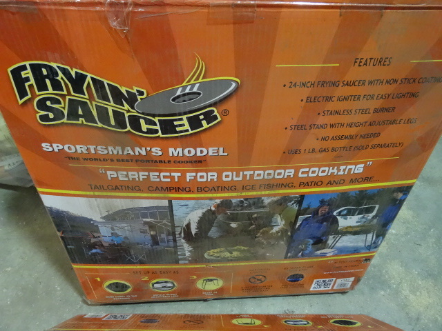 NEW Frying Saucer Sportsmans Model Portable Grill and Deep Fryer