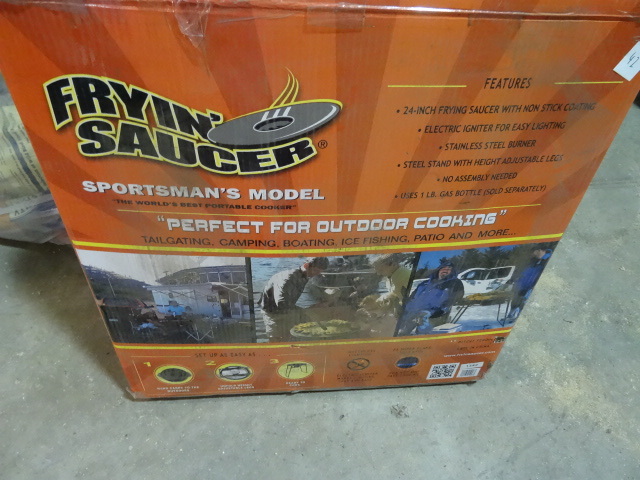 NEW Frying Saucer Sportsmans Model Portable Grill and Deep Fryer