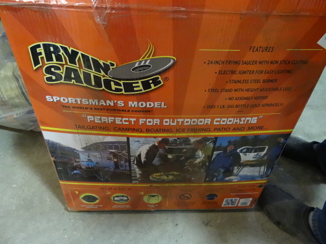 NEW Frying Saucer Sportsmans Model Portable Grill and Deep Fryer