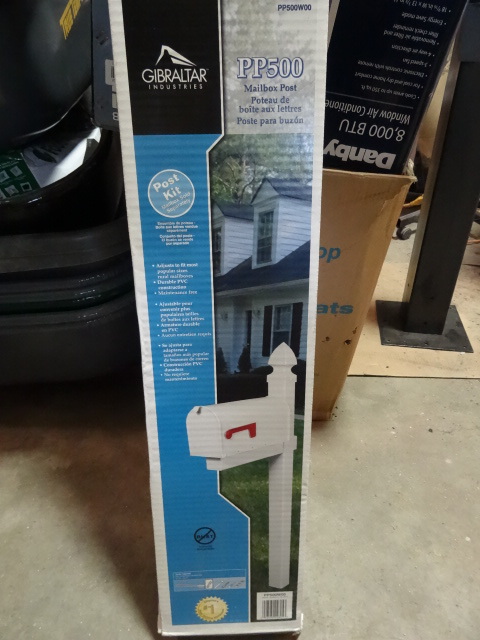 NEW Gibralter Mailbox Post PP500 White