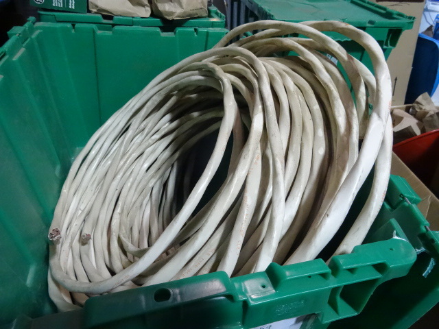 NEW Roll 8-3G Sheathed Non Metallic Electrical Wire est. 75 ft maybe more. Green Bin Not Included