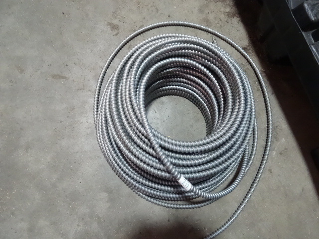 NEW Roll Armored Cable 14-2 with ground approx 100 ft