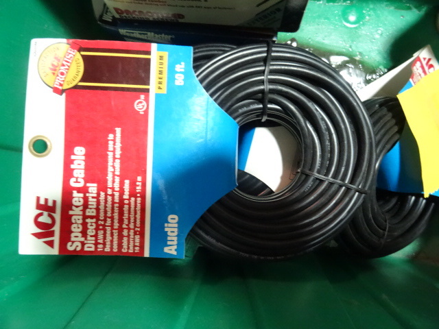 NEW Qty 6 50 ft Roll Speaker Cable Direct Burial 16 awg 2 wire