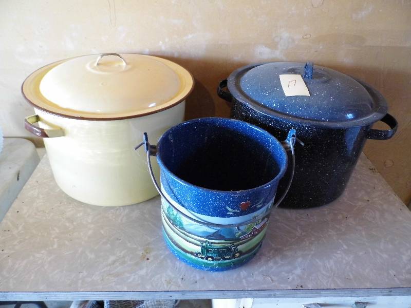 2 Canning Kettles & More