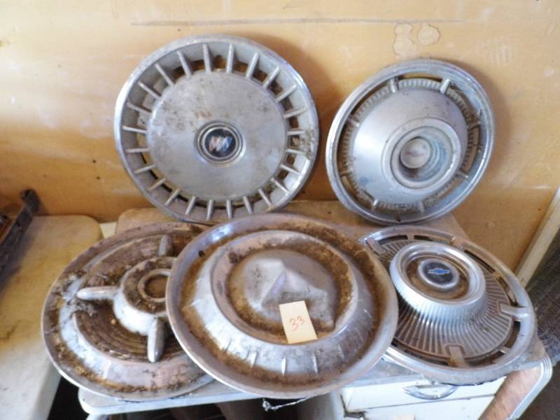 5 Assorted Hubcaps