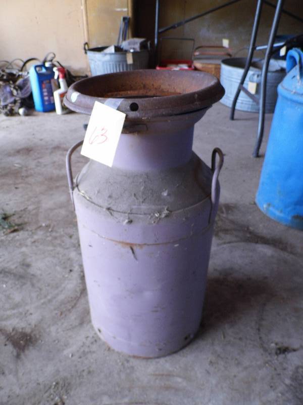 Lavendar Cream Can
