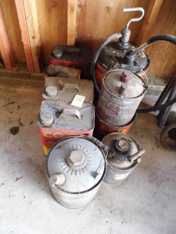 Co-Op Oil Cans - Gas Cans