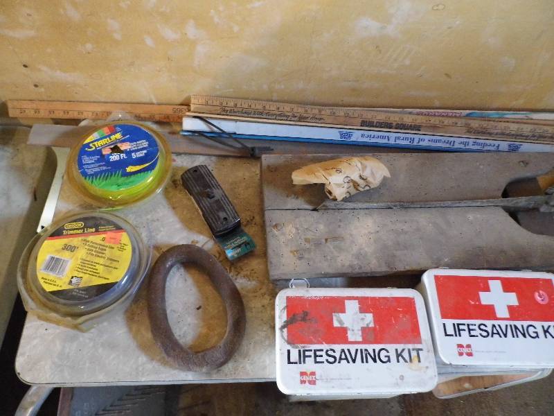 Trimmer Line - Yard Sticks - 1st Aid Kits