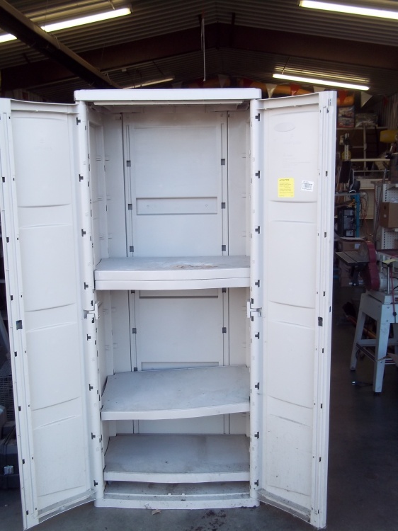 Plastic garage storage cabinet 72 x 17 x 30