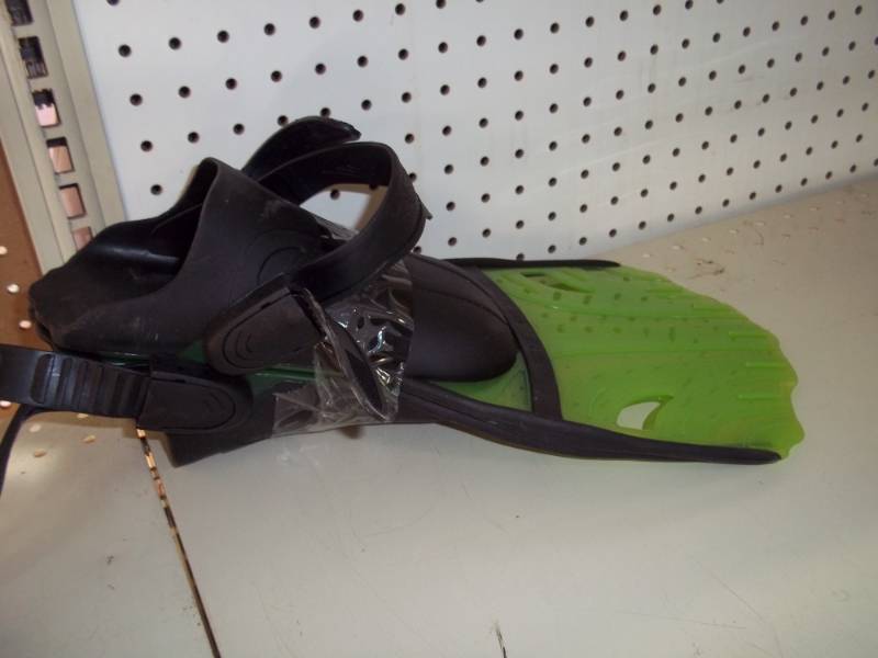 Pair of snorkel flippers