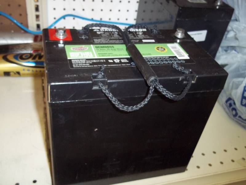 12 volt 55 amp deep cycle non-spillable marine batteries