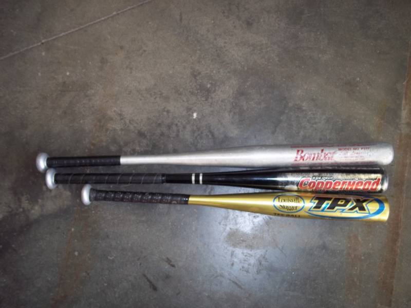 3 aluminum bats