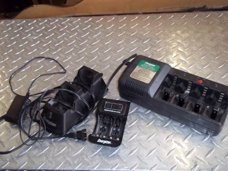Assorted battery chargers