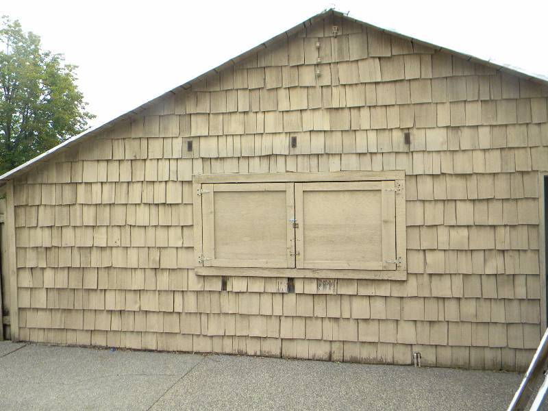 Cedar Shake Siding and Swing Doors
