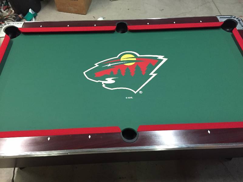 lot 6 image: Valley zd7 Pool Table covered with Wild Cloth