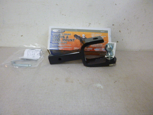 lot 19 image: Tow Ready Receiver Mount Clevis and Ball Mount Combination