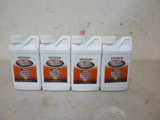 lot 98 image: 4 Bottles of Rust-Oleum Rust Reformer