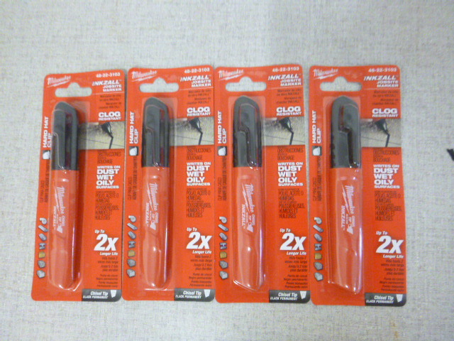lot 119 image: 4 Milwaukee Inkzall Jobsite Markers