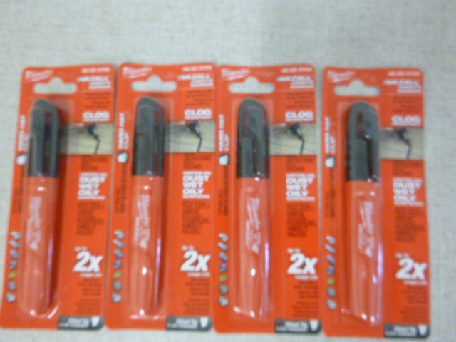 lot 120 image: 4 Milwaukee Inkzall Jobsite Markers