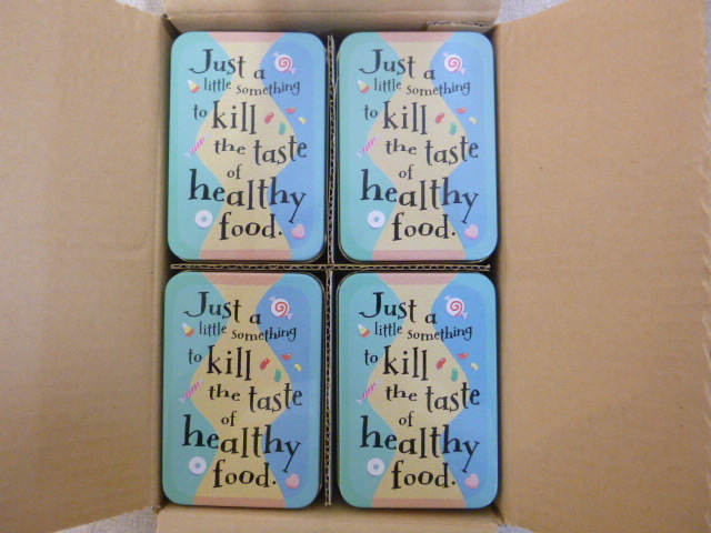 lot 137 image: 4 Tins of Just a Little Something to Kill the Taste of Healthy Food