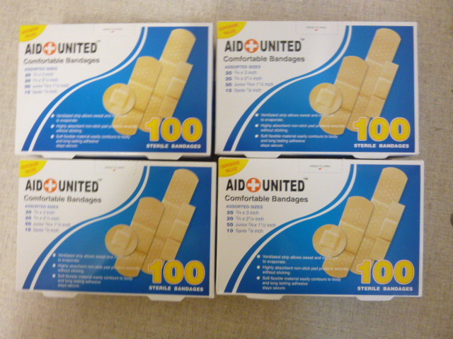 lot 151 image: 4 Boxes of Aid and United Bandages