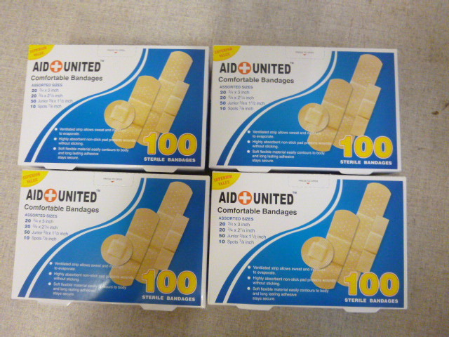 lot 152 image: 4 Boxes of Aid and United Bandages