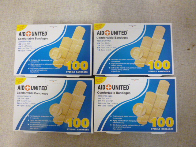 lot 153 image: 4 Boxes of Aid and United Bandages