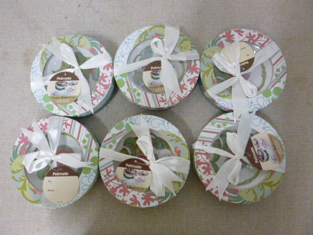 lot 161 image: 6 Boxes of Petmate Designer Bowl Sets