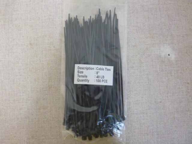 lot 184 image: 100 Cable Ties