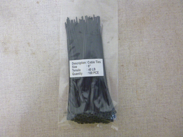 lot 185 image: 100 Cable Ties