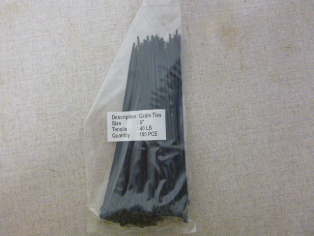 lot 186 image: 100 Cable Ties