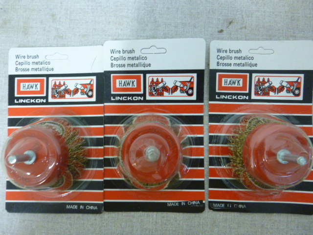 lot 215 image: 3 Hawk Wire Brushes