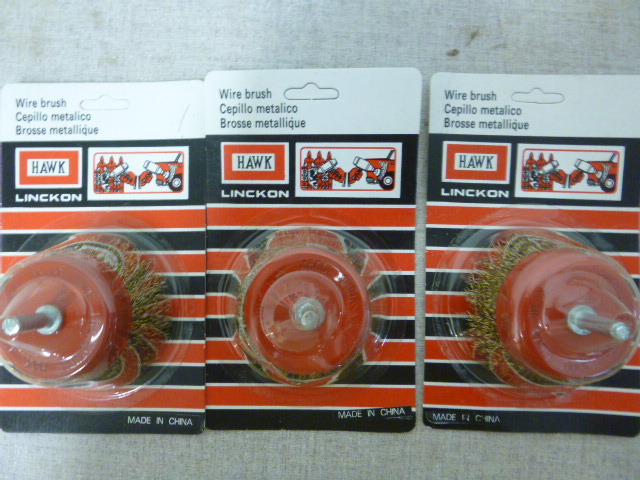 lot 216 image: 3 Hawk Wire Brushes